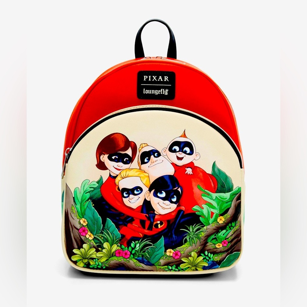 Loungefly Disney Pixar The Incredibles Family Mini Backpack NWT​